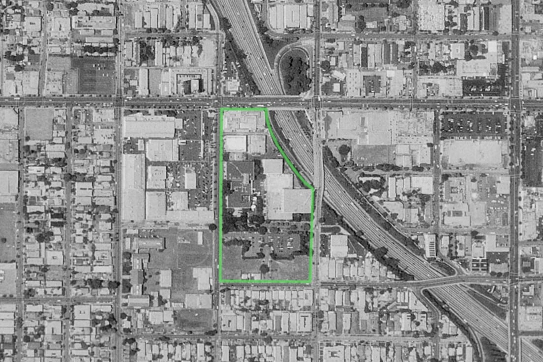 1994 Metromedia Square USGS DOQQ outline, 1994, Los Angeles