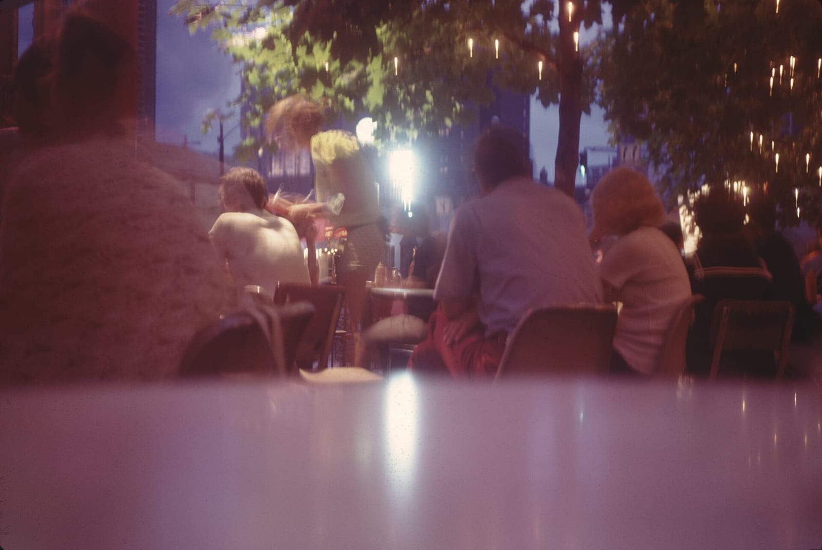Photography by Victor Albert Grigas (1919-2017) Chicago dinner 1972 MELVIN MONTAGE 00412 (47973732547).jpg, 1972, Chicago