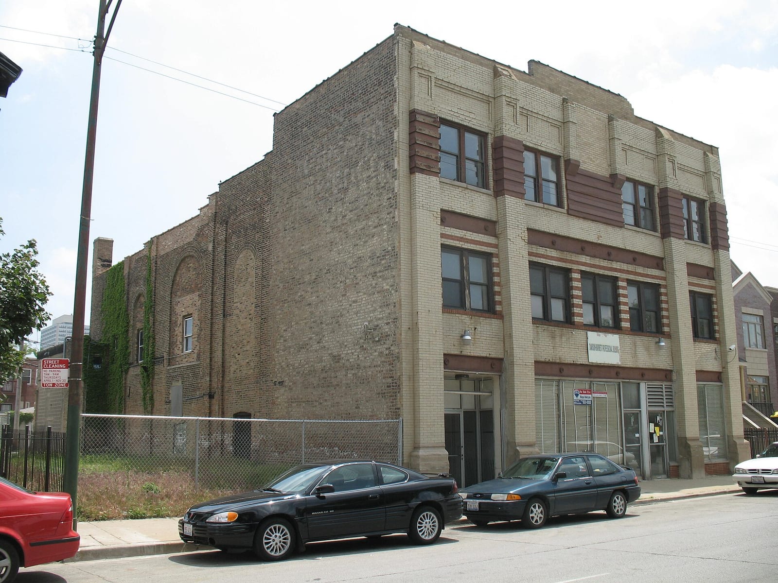 Chicago Defender Building door, 2007, Chicago