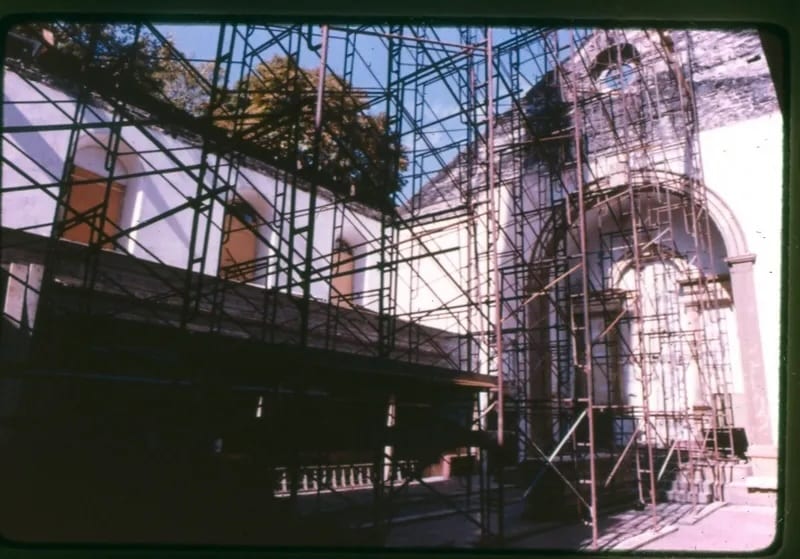 Poetry Project after 1978 fire, 1978, New York City