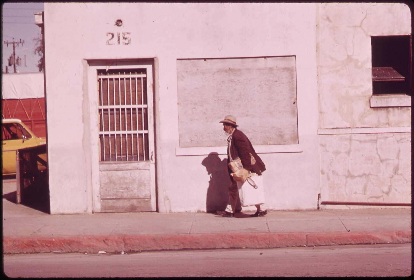 IN THE OLD MEXICAN MARKET AREA JUST WEST OF DOWNTOWN SAN ANTONIO. AREA HAD BEEN SCHEDULED FOR DEMOLITION AND MODERNIZATION, BUT PRESENT PLANS CALL FOR UPGRADING IT WHILE PRESERVING ITS HISTORIC CHARA…, 1972, San Antonio
