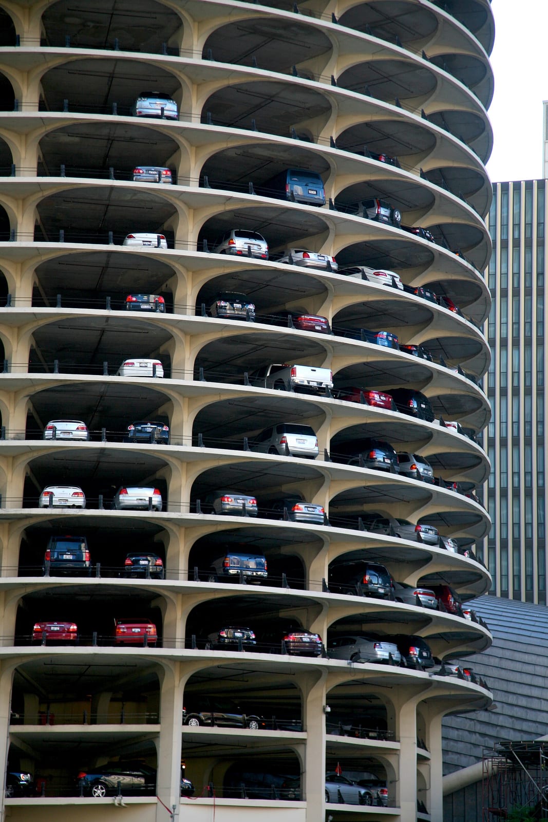 Chicago (ILL) River North, Marina city, 1964 (1), 2010, Chicago