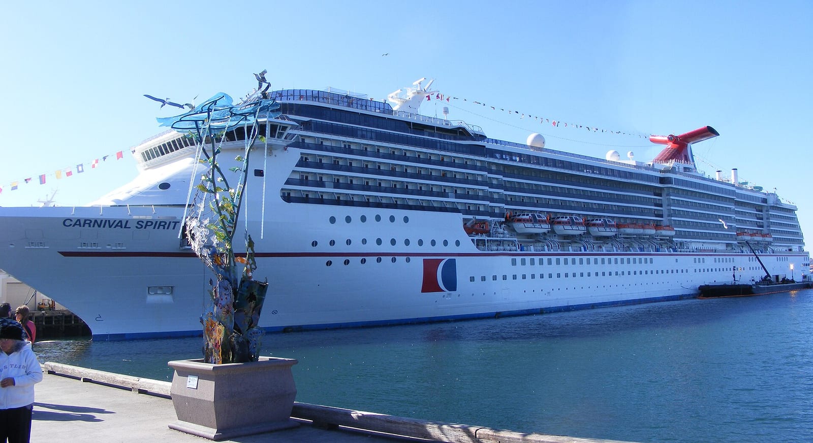 Carnival Spirit in San Diego (January 2008)., 2008, San Diego