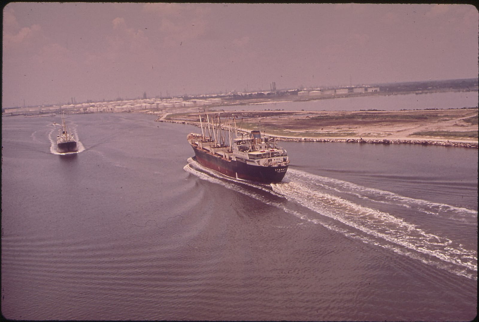 BAYTOWN SHIP CHANNEL, 1972, Houston