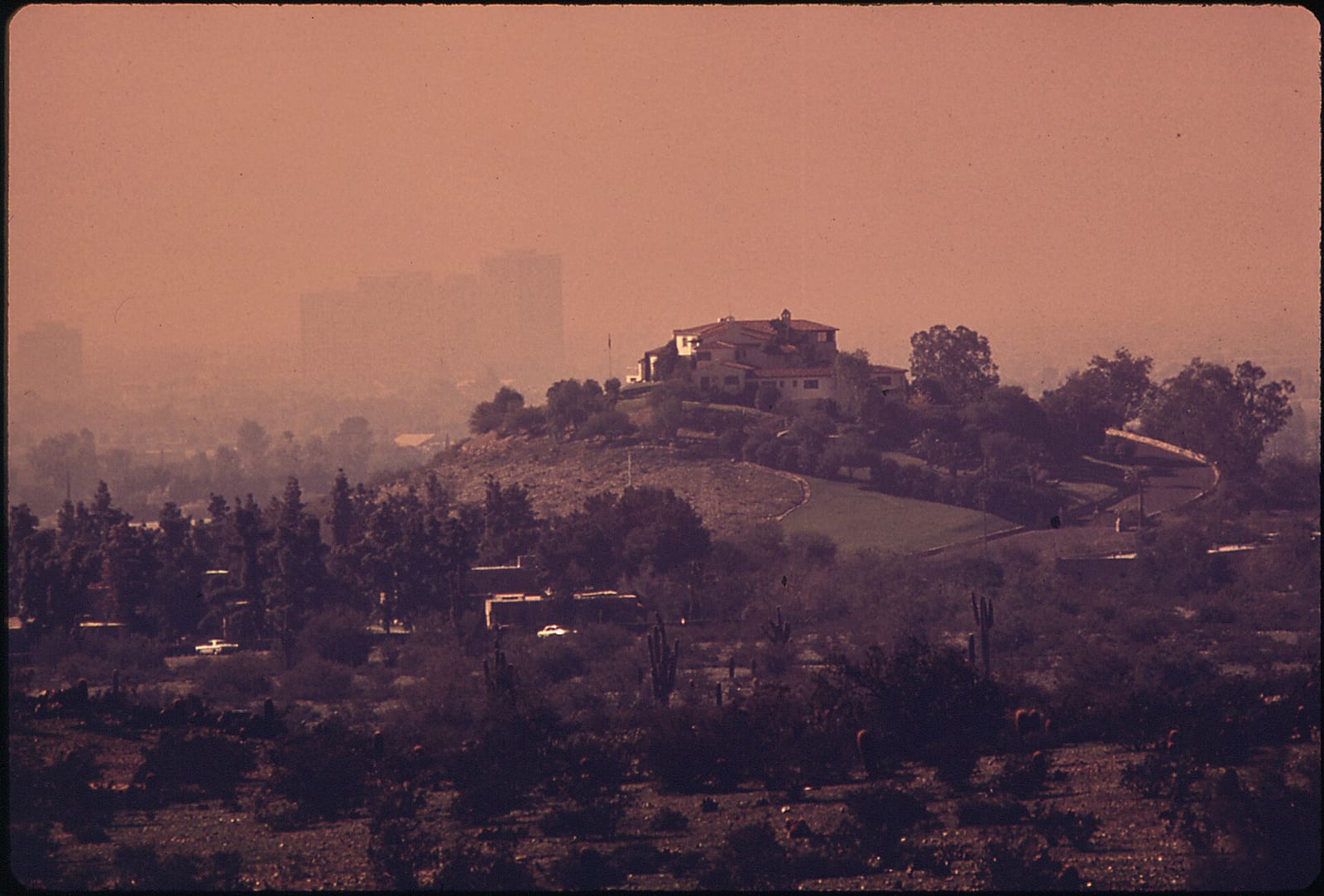 SMOG OVER PHOENIX, 1973, Phoenix