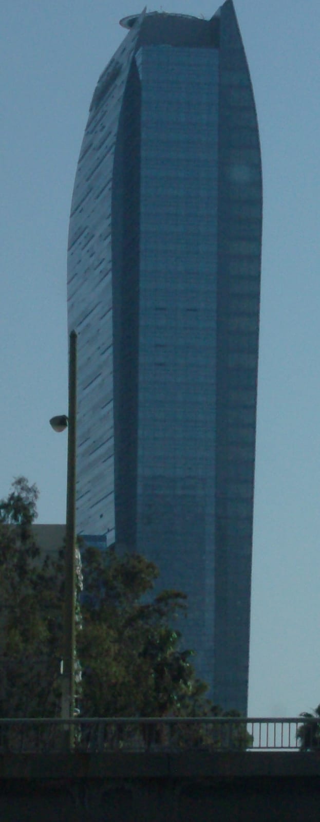 The Ritz-Carlton / JW Marriott Los Angeles from freeway to the north., 2010, Los Angeles