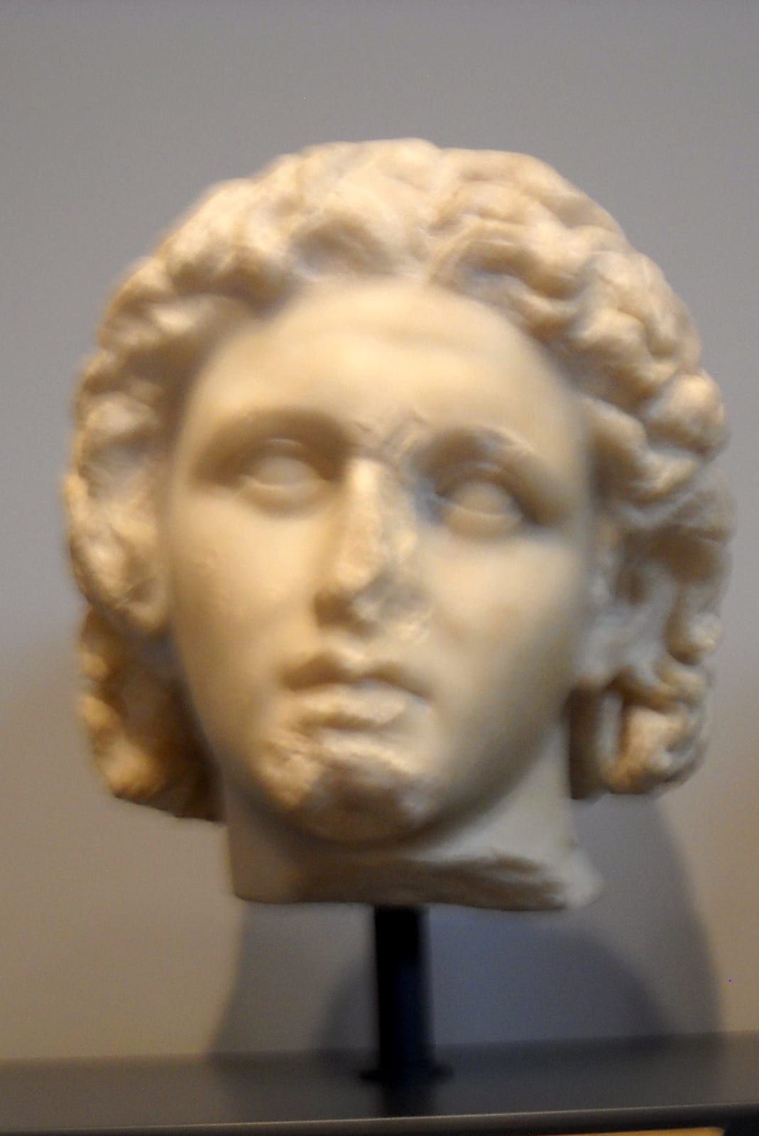 Head of Alexander the Great (Greek, c. 520 BC) - Portrait based on the work of Lysippos, his court sculptor, 2010, Los Angeles