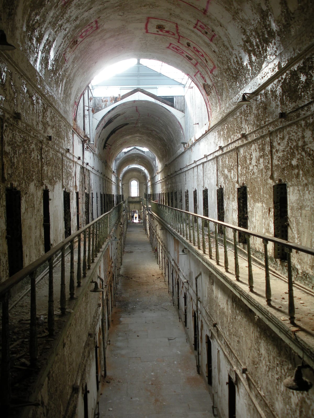 Cell block built with second story., 2009, Philadelphia