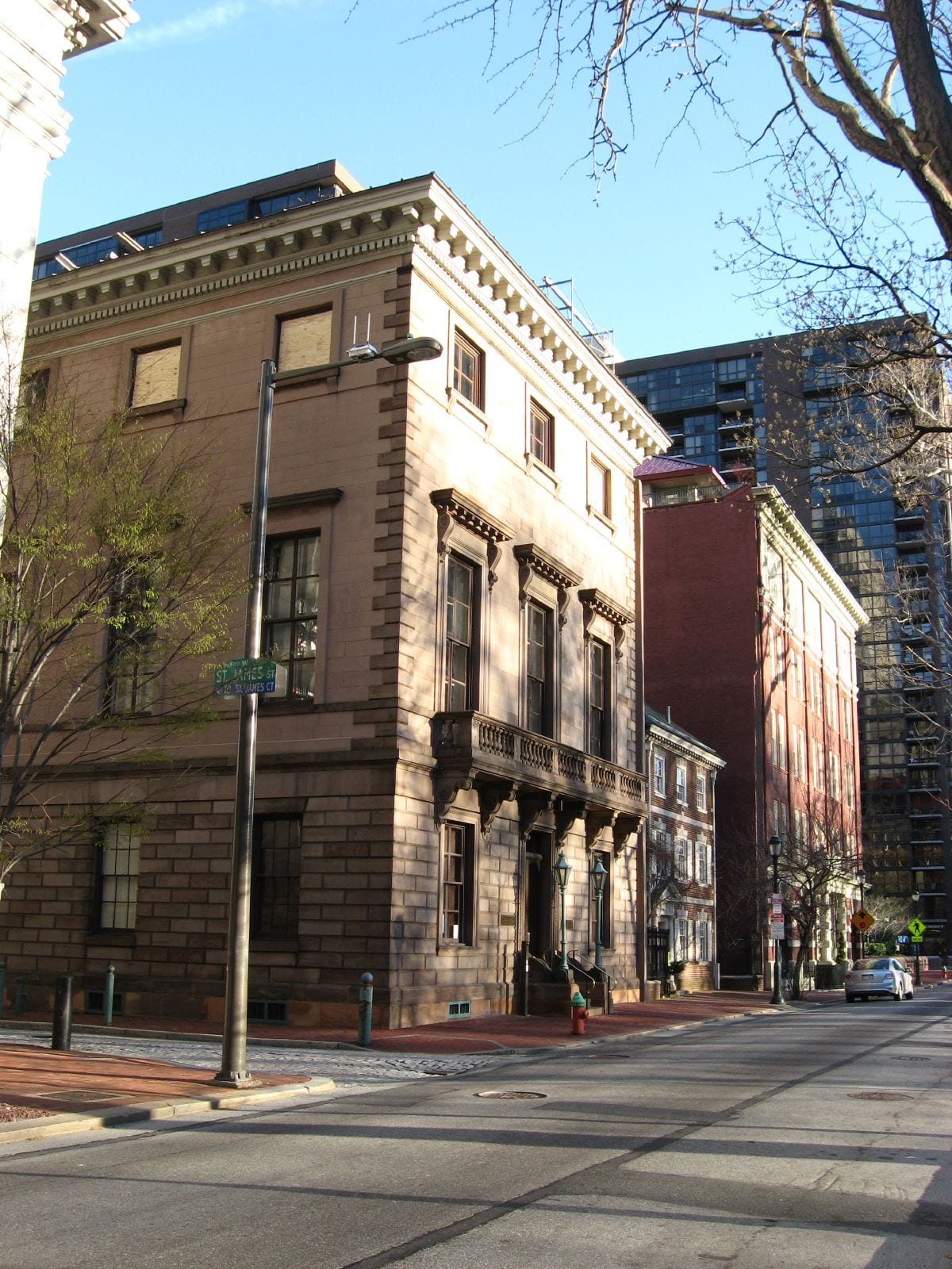 Athenaeum of Philadelphia, northwest corner, in Washington Square, Philadelphia., 2010, Philadelphia