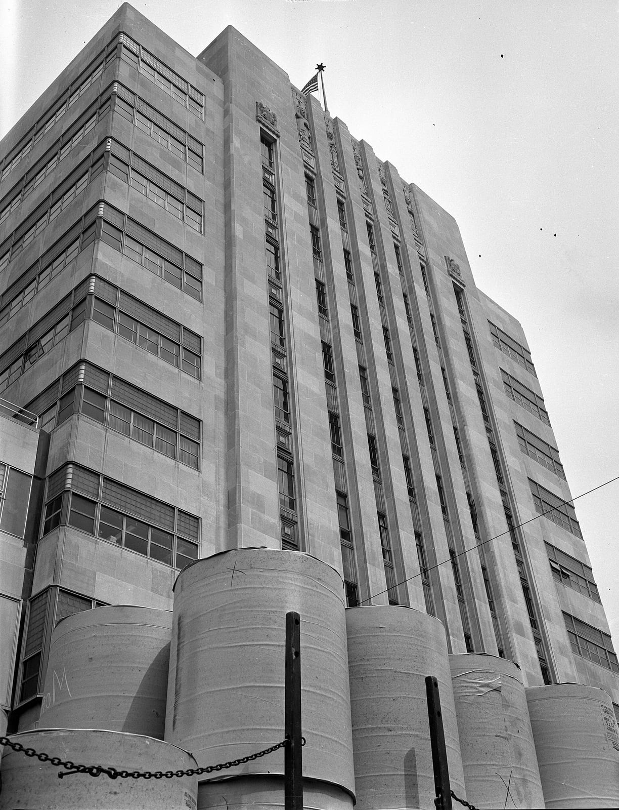 Know Your City No.167 Exterior of Mirror Building, 1956, Los Angeles